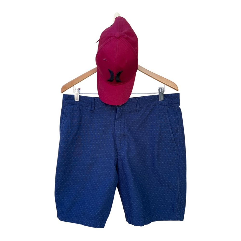 Goodfellow & Co Blue LINDEN Flat Front Chino Shorts Size 34 - Picture 9 of 10